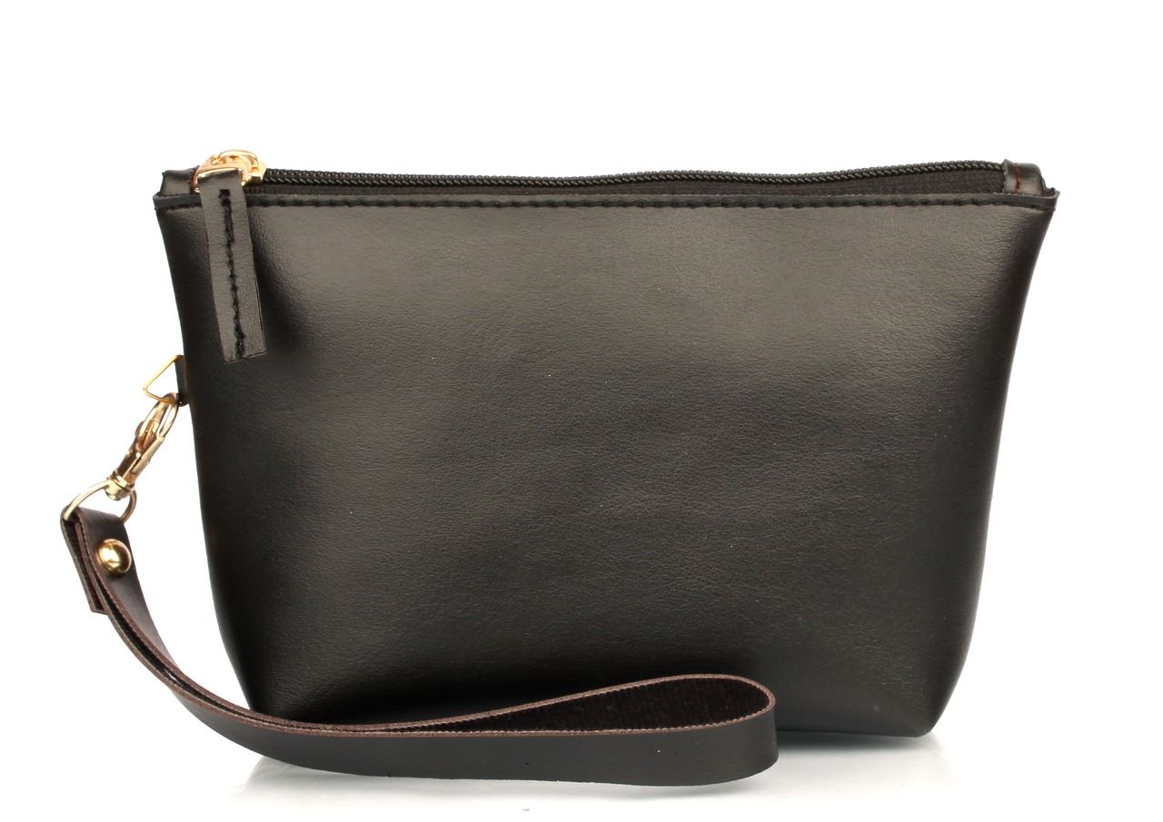 3 in 1 black bag with satin ribbon