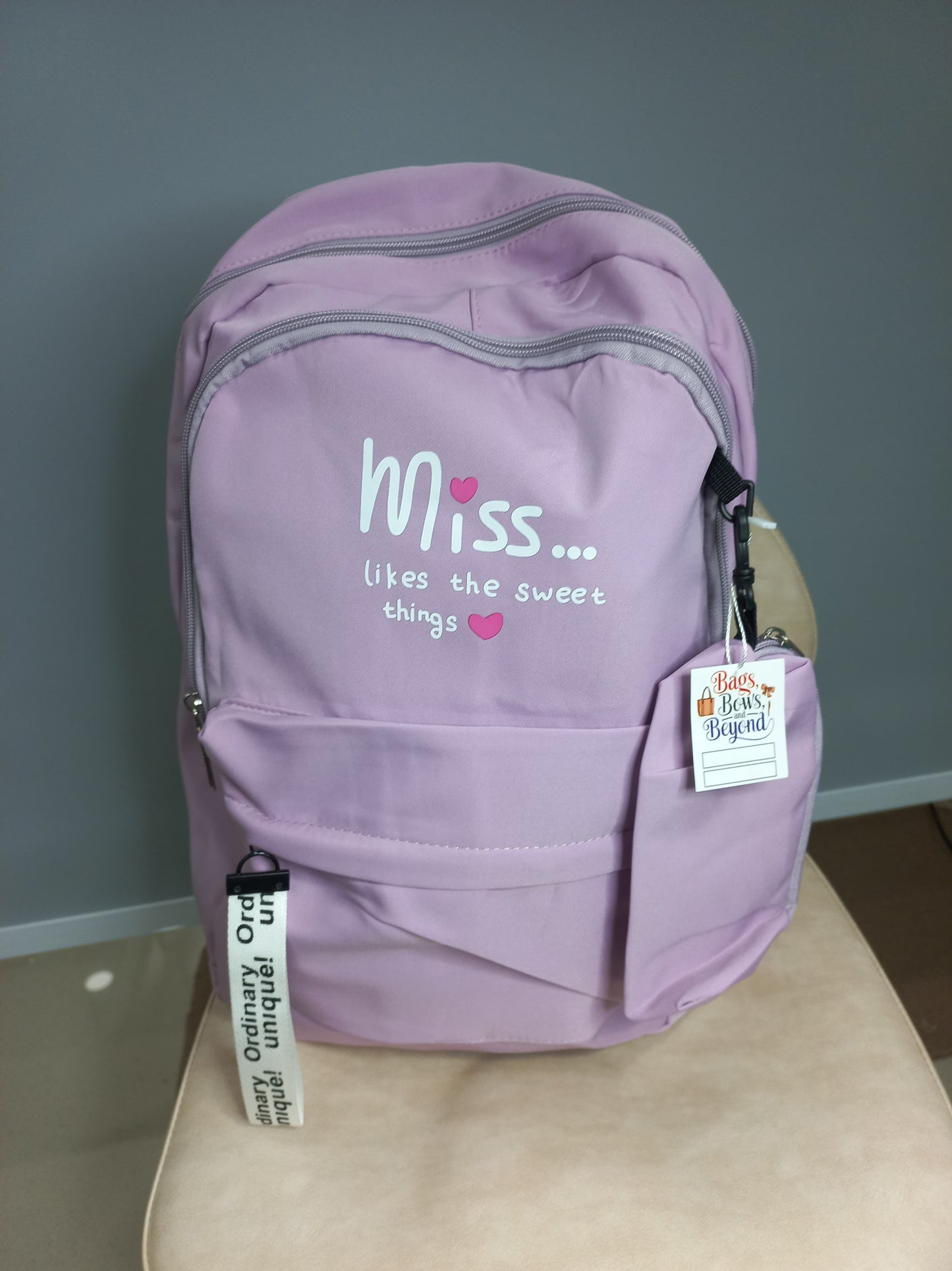Imported School bag with pencil pouch