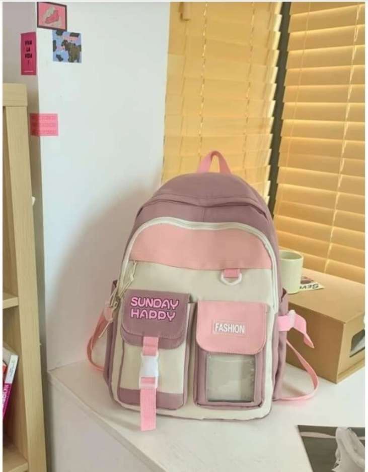 Korean 22l backpack- pink