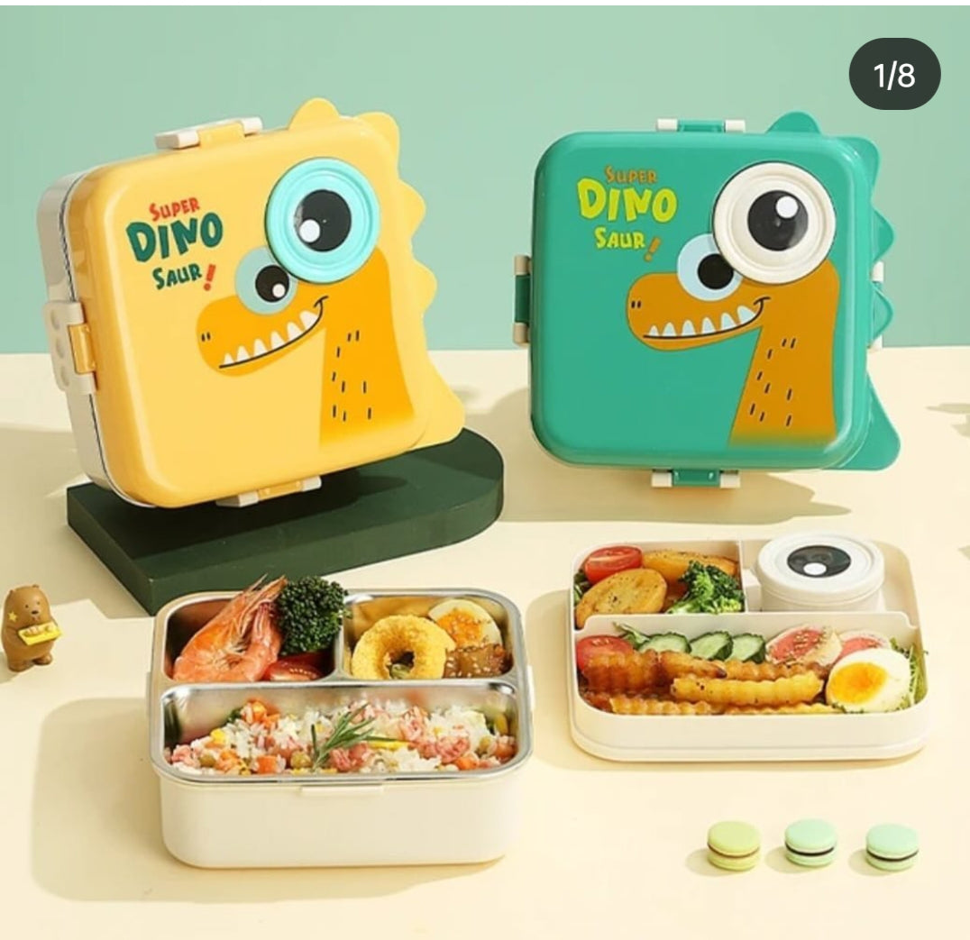 Dino steel Lunch Box