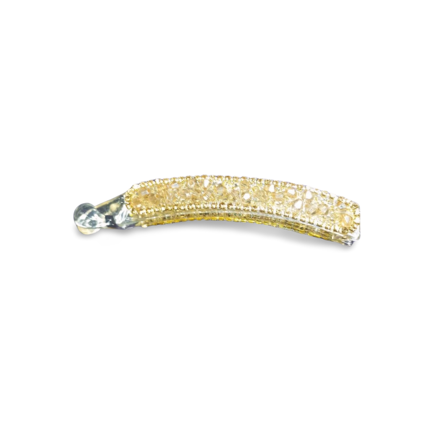 Classy banana clip with stones