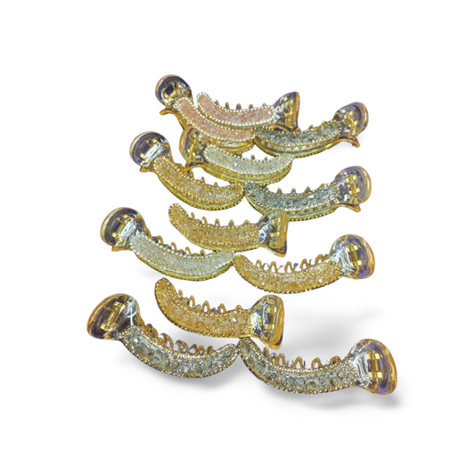 Trendy partywear banana clips