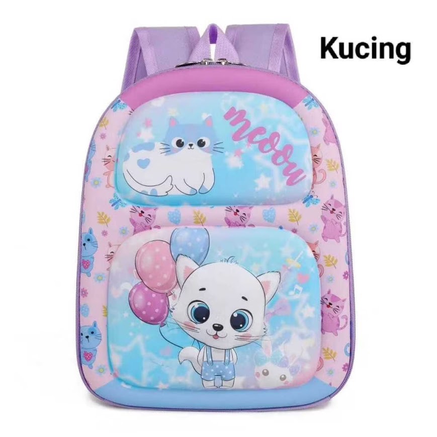 kids back pack-kucing