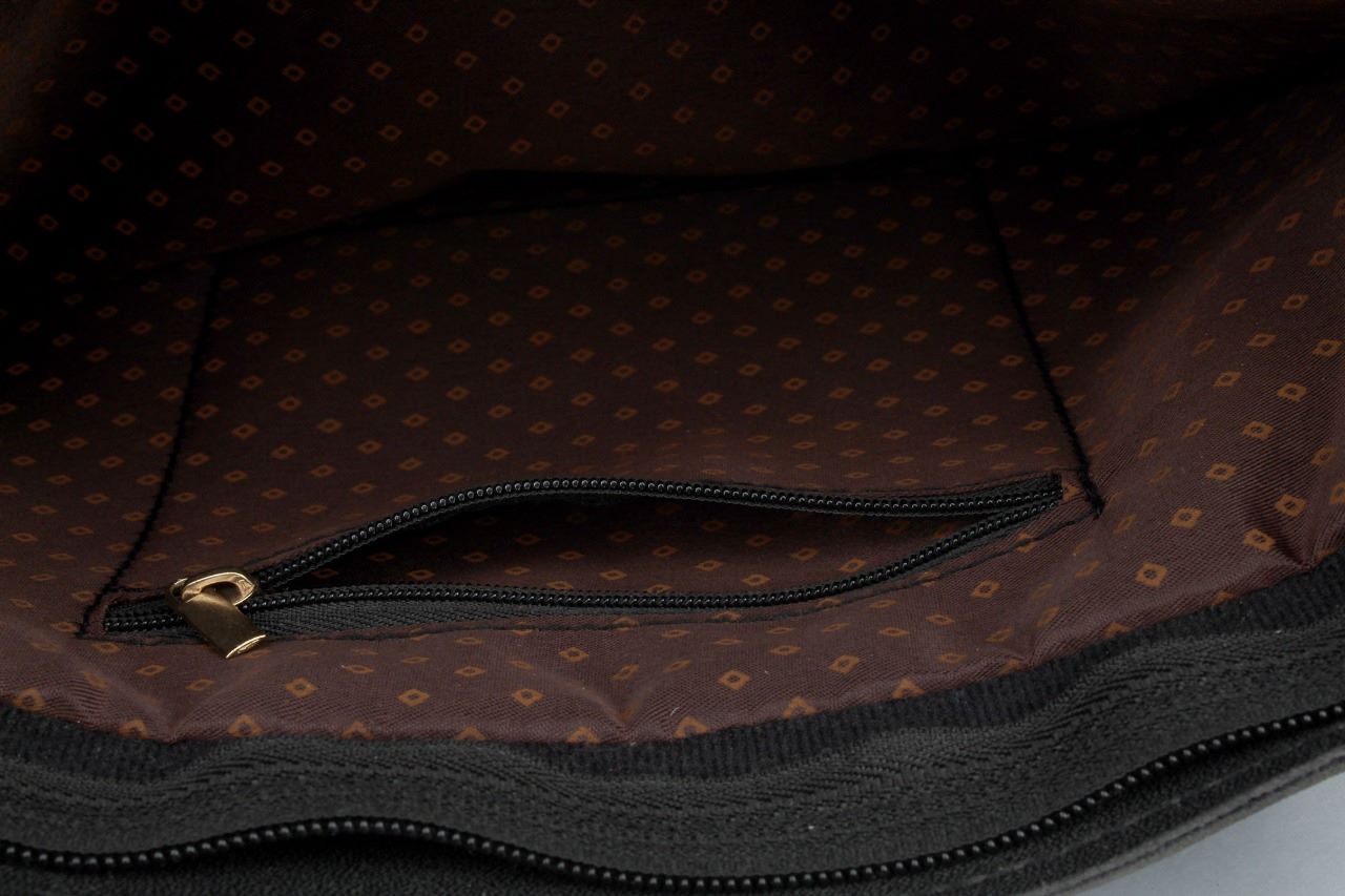 3 in 1 black bag with satin ribbon