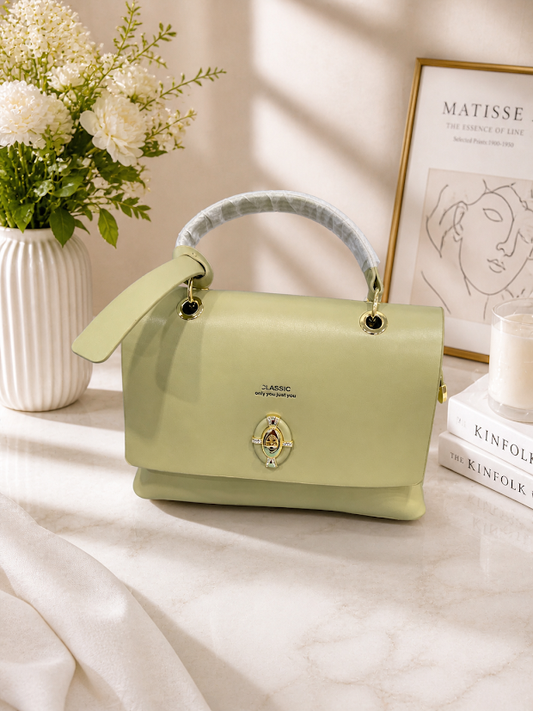 light olive green handbag