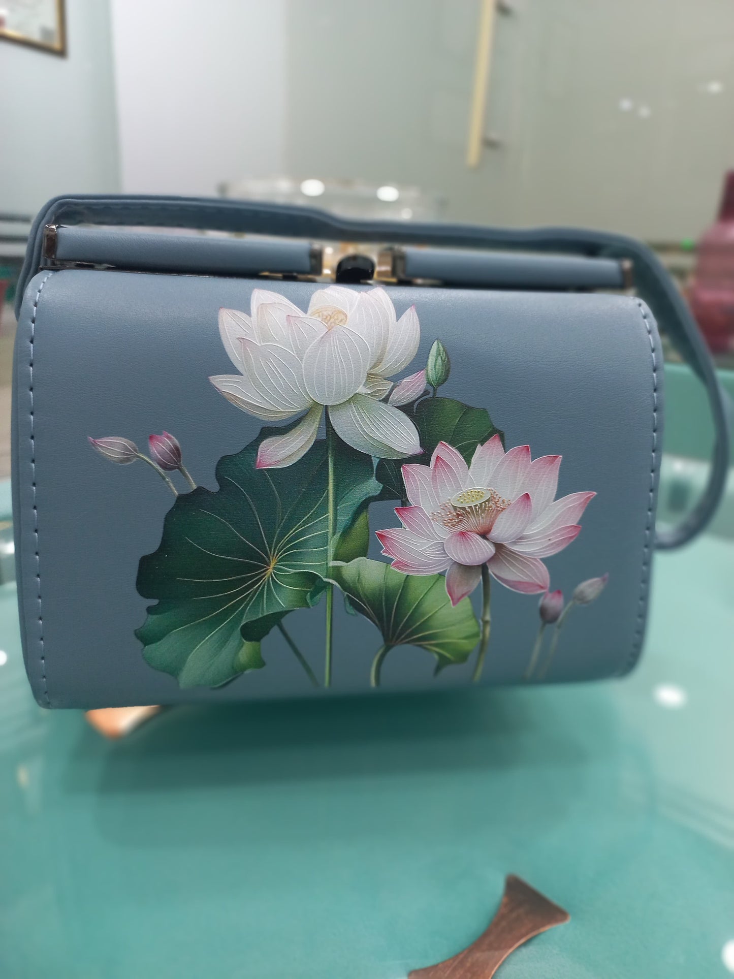 Classy and elegent Lotus printed bags