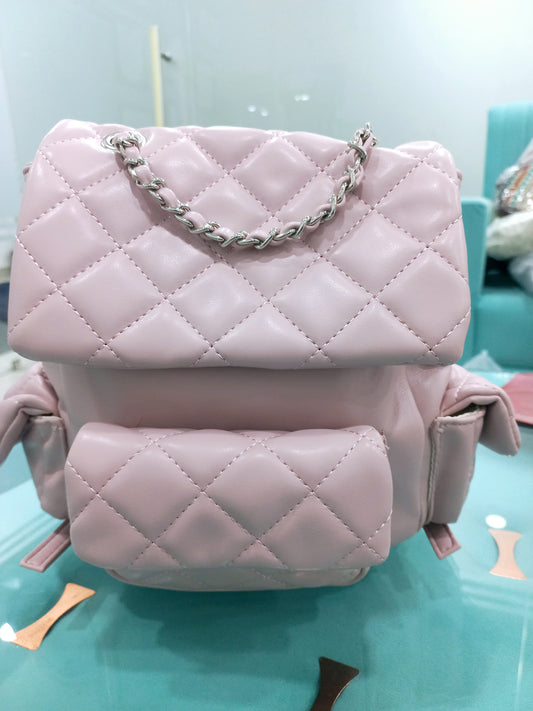 Cute pink bagpack for girls