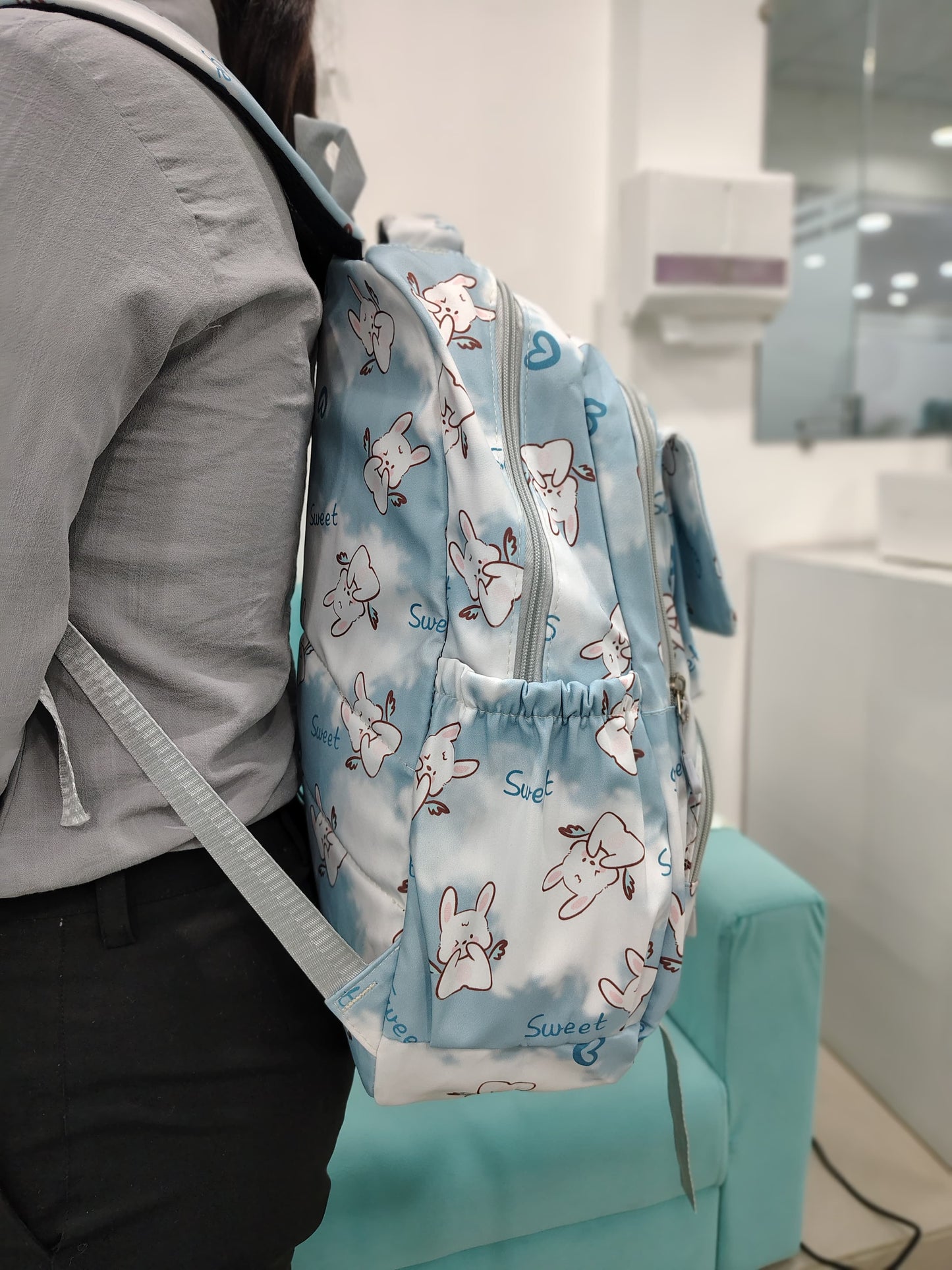 Cute And Trendy Teddy Print School bags