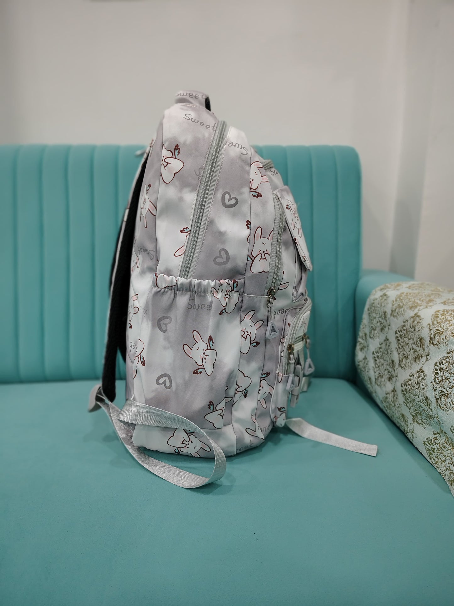 Cute And Trendy Teddy Print School bags