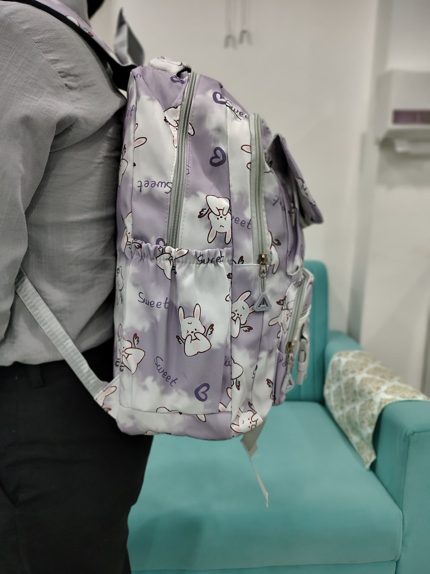 Cute And Trendy Teddy Print School bags