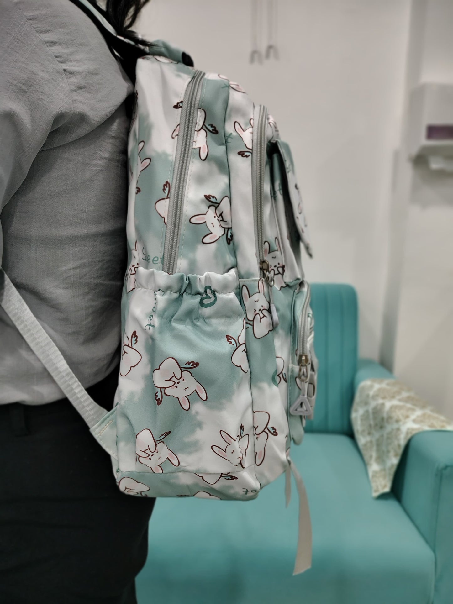 Cute And Trendy Teddy Print School bags