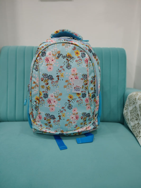 Cute And Trendy Floral Print School bag