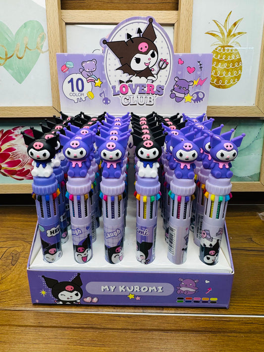 kuromi 10 in 1 pen