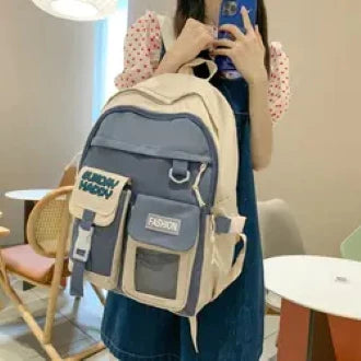 Korean 22l backpack-beige
