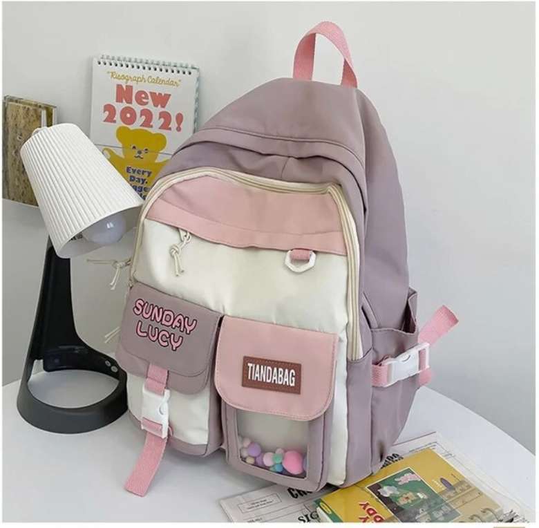 Korean 22l backpack- pink