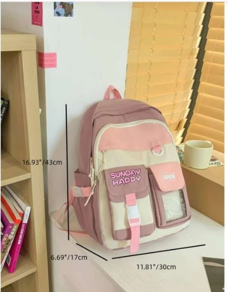 Korean 22l backpack- pink
