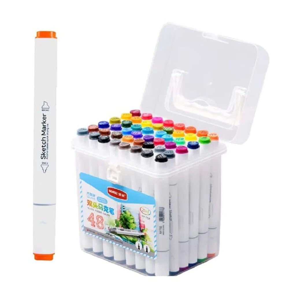 Alcohol colour markers-48 pieces