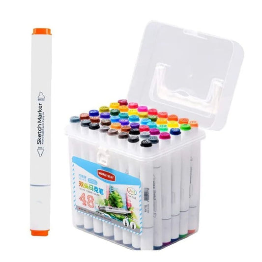 Alcohol colour markers-48 pieces