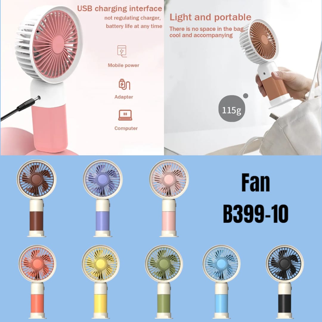 Portable charging Fan