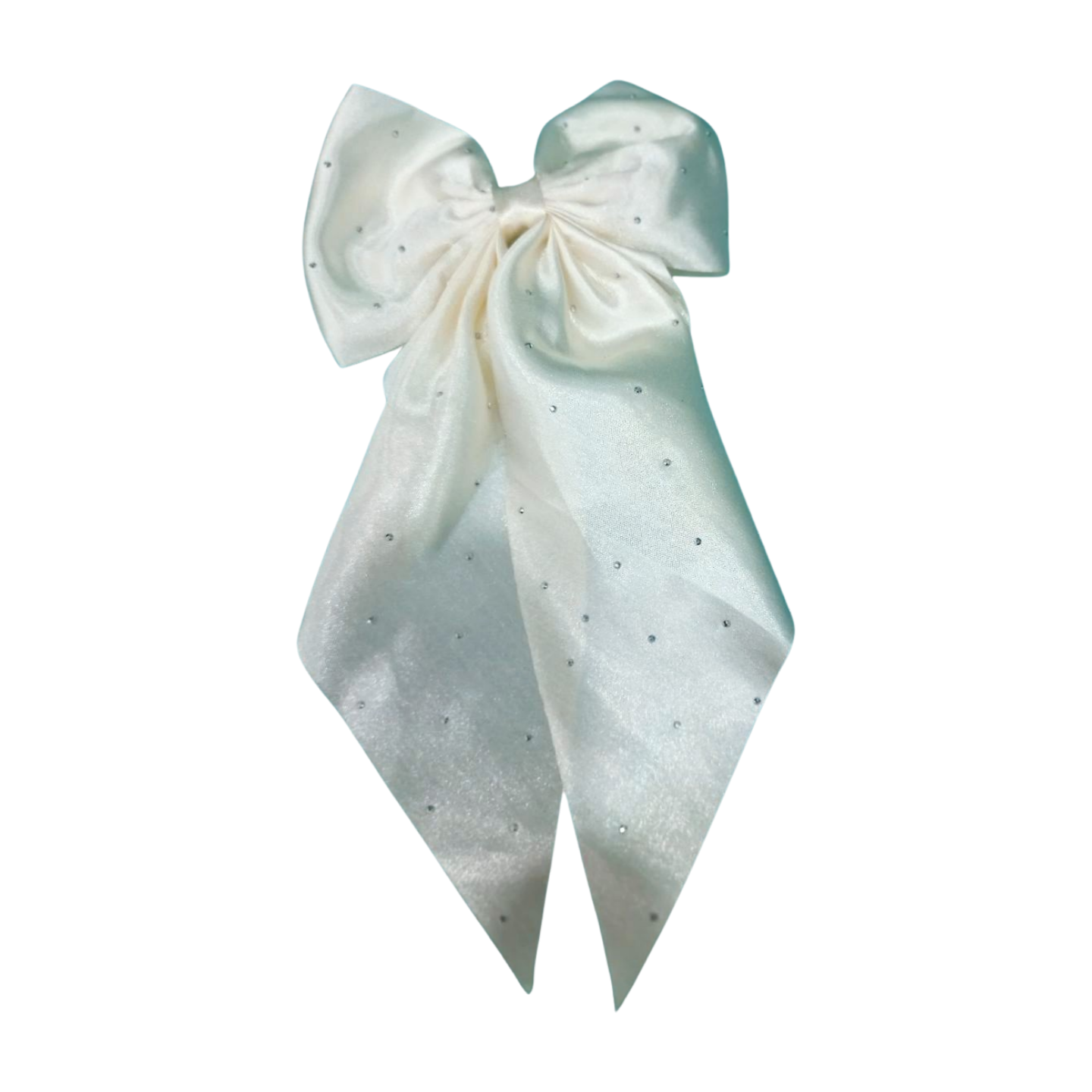 White Colored Bow Hairclip