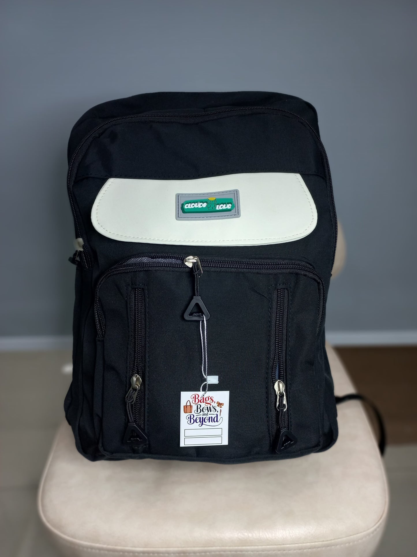 Imported black school bag