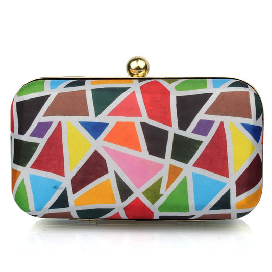 clutch bag- block design