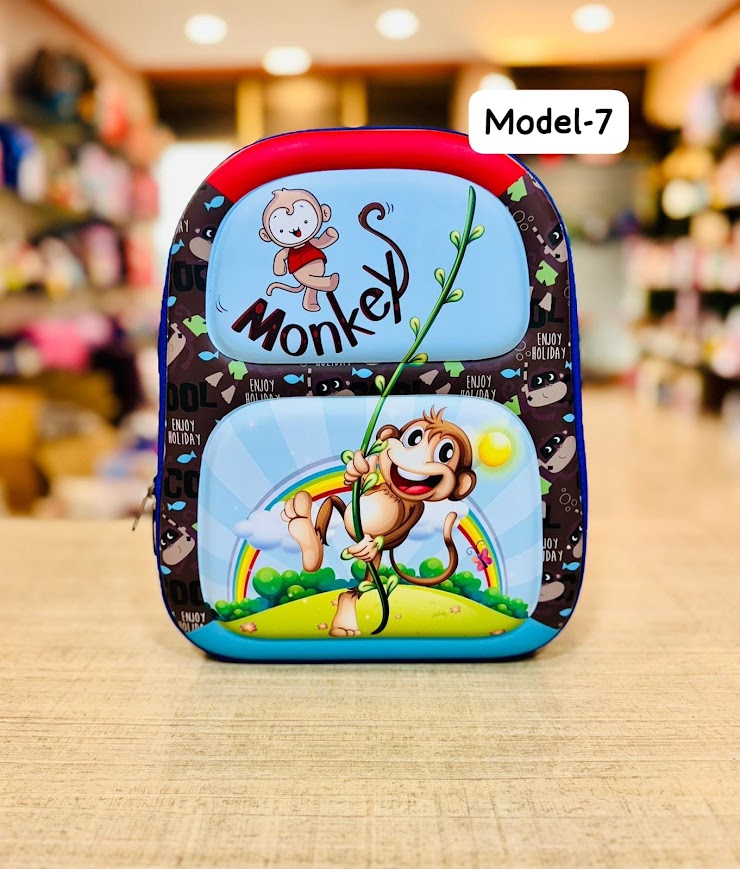 kids back pack-monkey