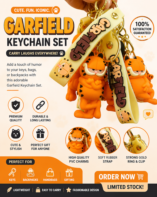 garfield keychain