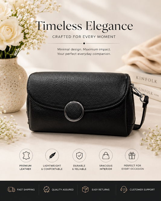 black elegant bag
