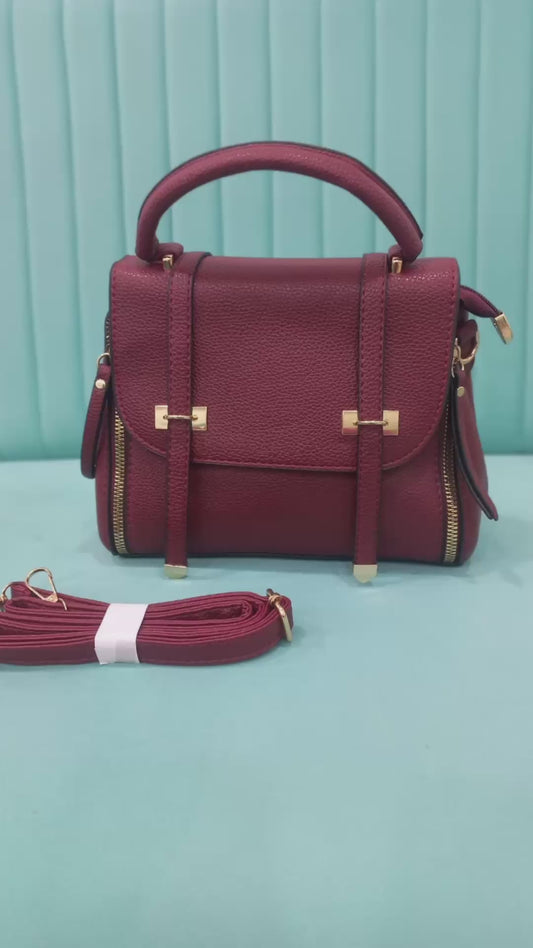 Burgundy Handbag